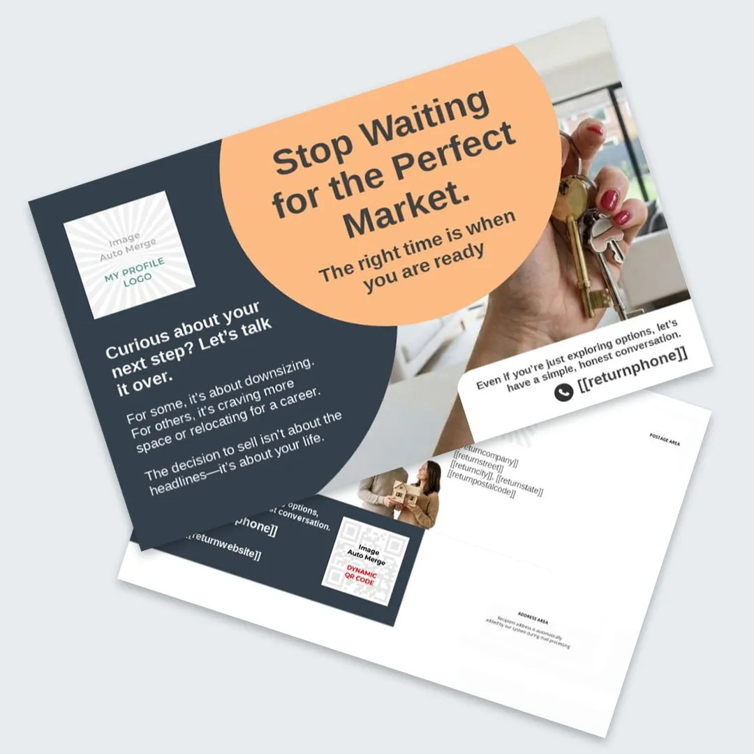 Stop Waiting for the Perfect Market: Small and large postcard