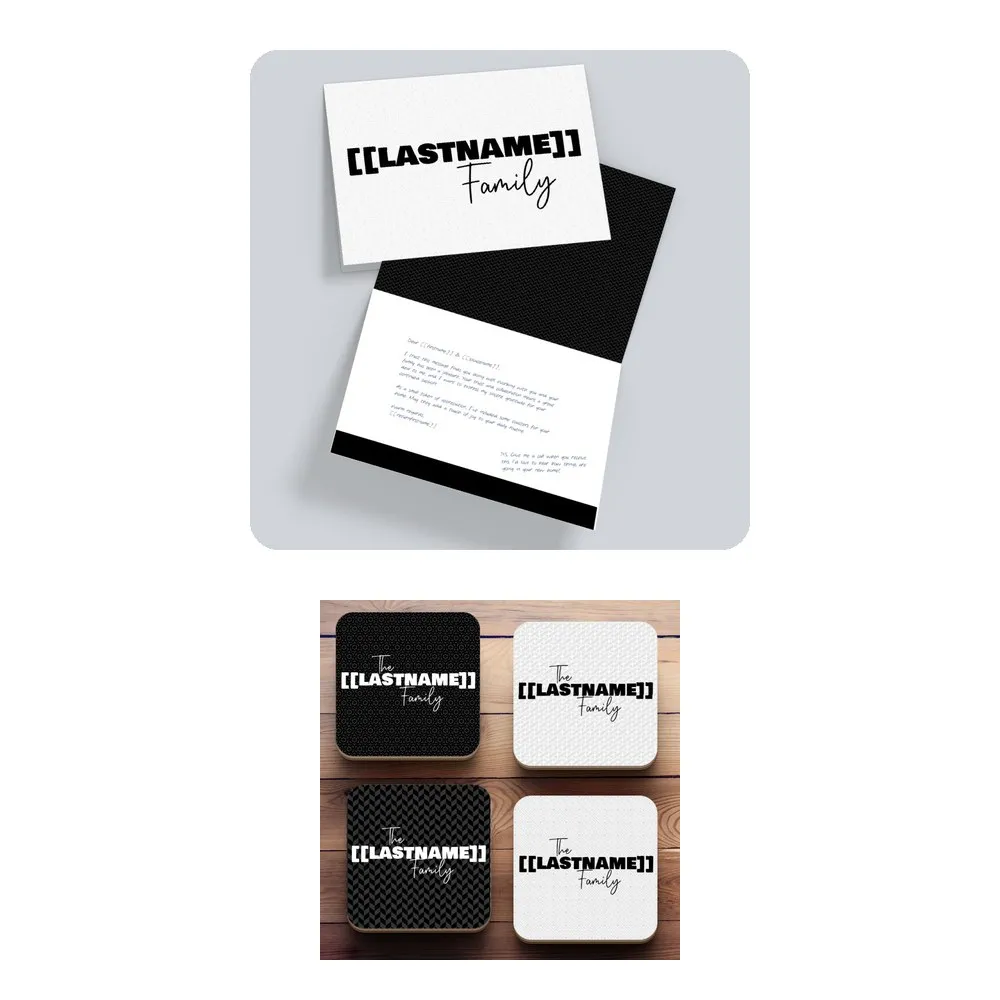 Touch 16: Card and coaster 4-pack, Month 15