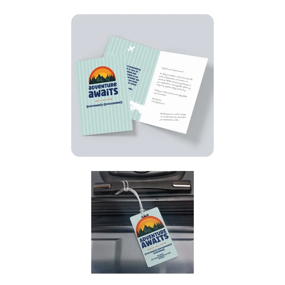Touch 20: Card and luggage tag, Month 19