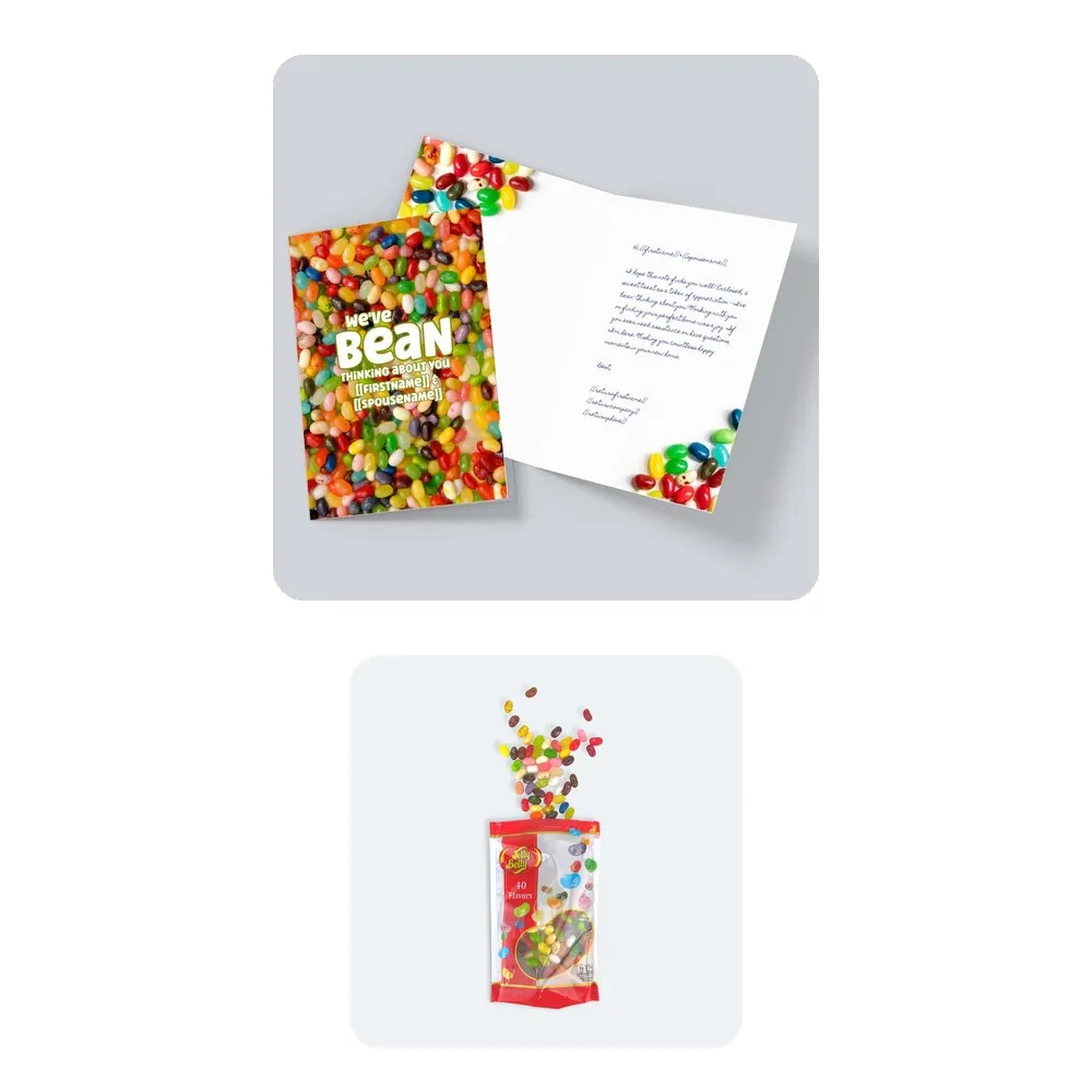 Touch 4: Card and Jelly Belly assorted bag, Month 3
